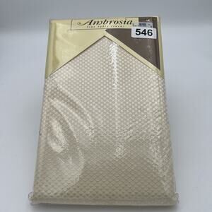 Foreston Trends Ambrosia Ivory Tablecloth 60" x 144" Oblong NIP